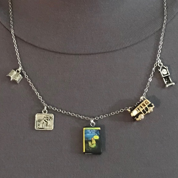 Nancy Drew Secret of the Old Clock by Carolyn Keene Handmade Literature Necklace - Picture 8 of 15
